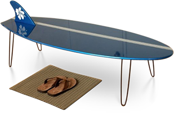 Surf Board Coffee Table